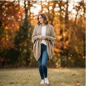 Cotton by Autumn cashmere knit sweater cardigan